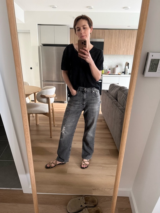 R13 Denim - R13 Boyfriend Jean Vintage Grey
